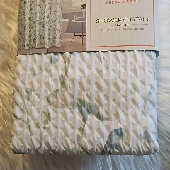 Cedar & Rose Shower Curtain - Picture 2 of 6